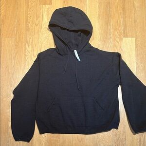Aritzia Babaton Charcoal Knit Hoodie
